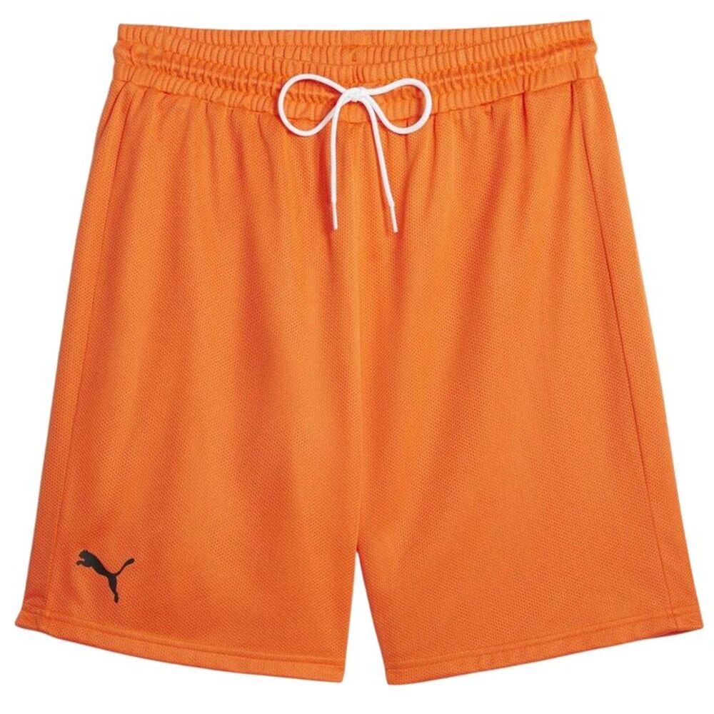Puma Mens Team Basketball Shorts / Orange